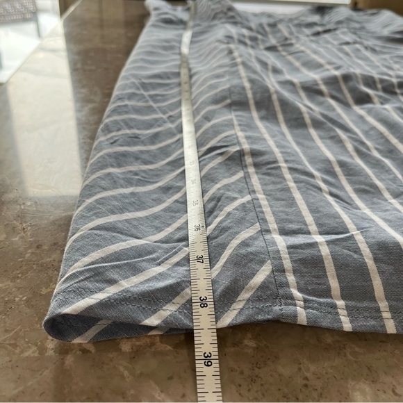 Denver Hayes blue and white stripes adjustable straps elastic black size XL - Picture 9 of 10